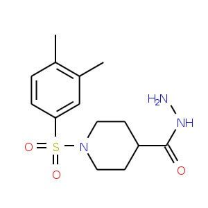 1 3 4 Dimethylphenyl Sulfonyl Piperidine 4 Carbohydrazide Santa