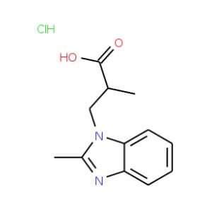 2 Methyl 3 2 Methyl Benzoimidazol 1 Yl Propionic Acid Hydrochloride